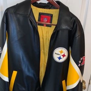 Authentic NFL Pittsburgh Steelers Leather Jacket